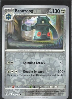 Bronzong 127/191 Sv08: Surging Sparks Reverse Holo - Image 1 of 2