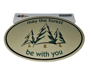 Earth Sticker Decal May The Forest Be With You Sun Moon Trading Company NEW - Bild 1 von 7