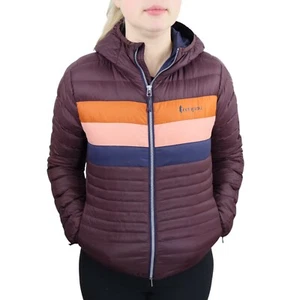 Cotopaxi Fuego Down Sweater Puffer Quilted Hoody Jacket Coat Womens Sz Small Red - Picture 1 of 8