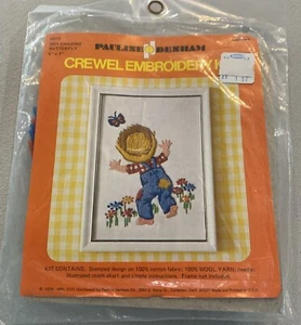 Nuevo en paquete 1974 Boy Chasing Butterfly 5""x7 - Imagen 1 de 5