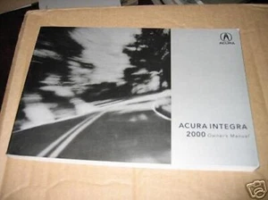2000 ACURA INTEGRA 4 DOOR OWNERS MANUAL 00 MINT NEW - Picture 1 of 1