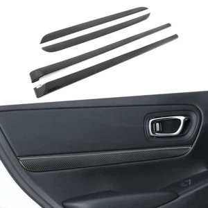Carbon Fiber Interior Door Handle Cover Trim 4X Door For Honda XR-V HRV Vezel - Picture 1 of 8