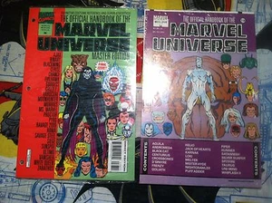 The Official Handbook Marvel Universe #12 and final issue #36 Sealed in plastic! - Imagen 1 de 8