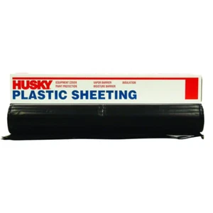 10 ft. x 50 ft. black 6 mil plastic sheeting - Picture 1 of 1