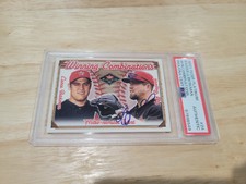 2001 Fleer Pltnm Winning Combinations Lance Berkman / Jeff Bagwell Auto RC HOF