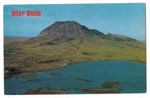 BEAR BUTTE Near Sturgis South Dakota Postcard SD Volcanic Rock Formation 1978 - Picture 1 of 2
