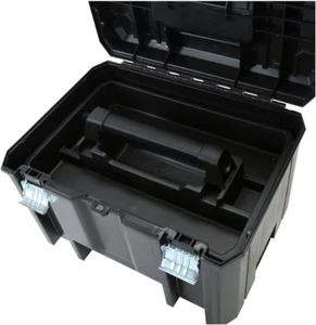 Extra Large Tool Box Removable Tray Water Resistant Easy Access to Tools - Picture 1 of 12