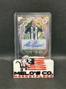 ALAN SHEARER 2023-24 TOPPS UEFA MERLIN CHROME UCC SORCERERS AUTO NEWCASTLE - Picture 1 of 2
