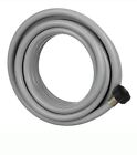 VALTERRA W014300 Flushing Hose for RVs, Campers, Trailers - 1/2" x 25, Gray