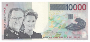 10.000 Frank/Francs    type  Albert en Paola    1997-2001    Morin 112     UNC