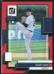 2022 Panini Donruss #183 Casey Mize Holo Red - Picture 1 of 2