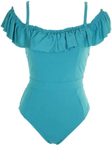 Bleu Rod Beattie Coast to Coast schulterfrei gebändert Mio (Summer Teal, 14) - Bild 1 von 2