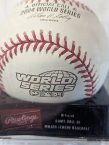 2004 WORLD SERIES Rawlings Official Baseball BOSTON RED SOX - 219 GU - Picture 1 of 2
