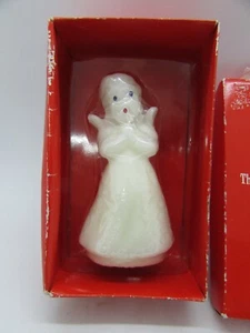 NUEVO Vermont Country Store Vela de Navidad 5" ÁNGEL, Estilo Gurley - Imagen 1 de 7