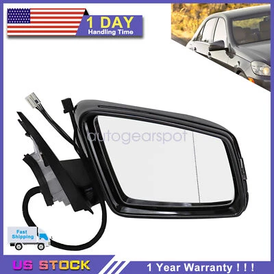 ESPEJO RETROVISOR PASAJERO DERECHO NEGRO MERCEDES E350 E550 E400 SEDÁN 2010-2016 Foto 1 de 4
