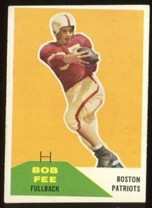 1960 Fleer #29 Bob Fee Boston Patriots - Rookie Card - Picture 1 of 2