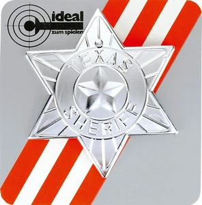 Schrödel Sheriff-Stern "Texas Sheriff "Carnaval Cowboy Revestimiento Accessoires - Imagen 1 de 1