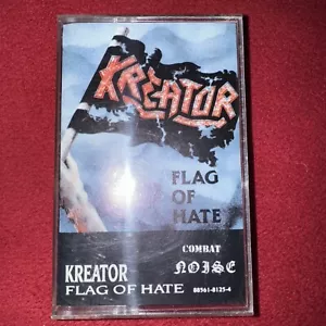 Kreator Flag Of Hate EP (Cassette Combat Noise 1986) Out Of Print! Free Ship! - Foto 1 di 6