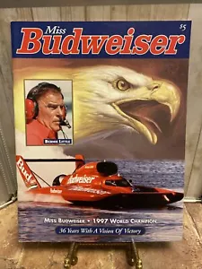 Vintage 1997 Miss Budweiser Weltmeisterin Jahrbuch 36 Jahre Vision des Sieges - Bild 1 von 10