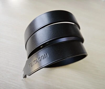 Genuine Leather Shoulder Strap for Pentacon six P6 Camera Black - Image 1 of 4