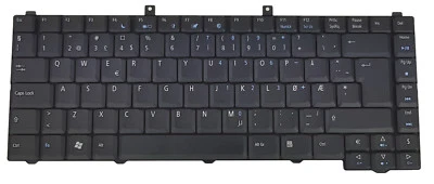 NOVO TECLADO EMACHINES E620 GENUÍNO NORUEGUÊS - Imagem 1 de 2