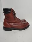 Redwing 402 Brown Leather Usa Made 8" Soft Toe Work Hunting Mens 13D Boots