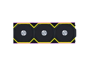 Lian Li UNI Fan SL - Wireless 120 - Triple Pack (Reverse Blade) ARGB Fan - 2.4 - Picture 1 of 5