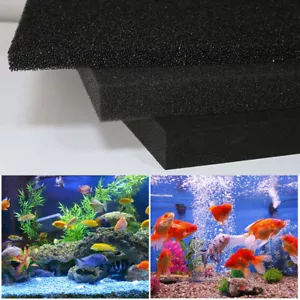 Aquarium Bio Sponge Activated Carbon Filter Media Pad for Fish Tank Pond Filter - Picture 1 of 16