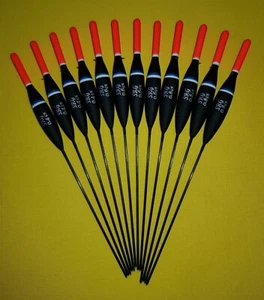 *BARGAIN* 12 x Assorted High Quality Pole Fishing Floats (Pack 325R12) - Picture 1 of 1