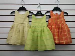 Vestito Neonato e Bambina OshKosh B'gosh Verde/Arancione/Giallo Tg 18Mth-2T - Foto 1 di 10