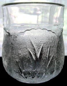 Indiana Glass Clear Pebble Leaf 8 ounce Tumbler - Picture 1 of 4