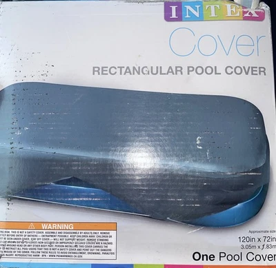 Intex 58412EP Rectangular Pool Cover - Image 1 of 2