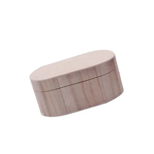 Unfertige Holz Oval Box Aufbewahrungsbox Multifunktion für Erwachsene Kinder Zuhause - Bild 1 von 11