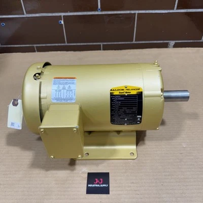 Baldor EM3610T SuperE Motor 3HP 230/460V 3450RPM 182T Frame ~ Warranty - Image 1 of 4