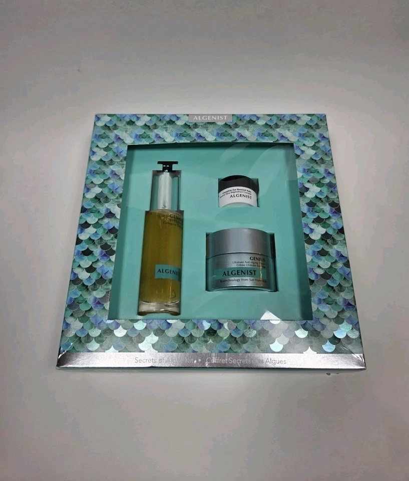 Nuevo Kit Algenist Secrets of Algae Genius Crema Líquida para Ojos Bálsamo Renovador Foto 1 de 4