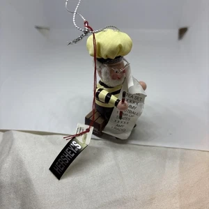 Two Vintage 1998 Kurt Adler Hershey's Ornaments Elf and Tree, Elf Making a List - Picture 1 of 7