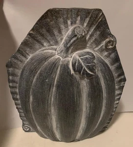 Fall Pumpkin Tabletop Mold Lg Thanksgiving Figurine Holiday Figurines NWT - Picture 1 of 1