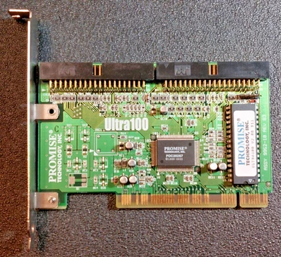 Promise Technology Ultra 100 Dual IDE Controller PCI Card (4x additional IDE HD) - Image 1 of 4