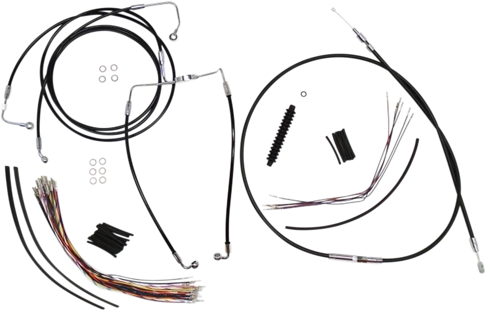 Kit de cables de control XR 2009-2013 para Harley Road King EFI FLHR MAGNUM negro 489312 Foto 1 de 1