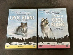 CROC BLANC + LE RETOUR DE CROC BLANC LOT 2 DVD FRANCO NERO LUCIO FULCI - Imagen 1 de 2