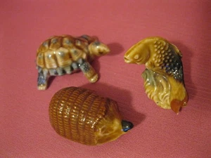 Wade Whimsies Tortuga Salmón Erizo En muy buena condición Lote de trabajo 3 - Imagen 1 de 2