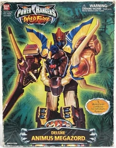 Bandai Power Rangers Wild Force Deluxe DX Animus Megazord Gao God 100% COMPLETO - Foto 1 di 24