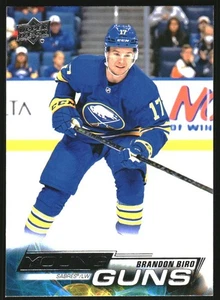 Brandon Biro Young Guns 2022-23 Upper Deck Series 2 # 455 Buffalo Sabres como nuevo - Imagen 1 de 2