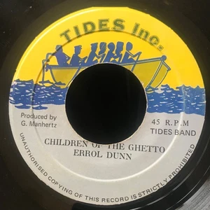 Errol Dunn - Children Of The Ghetto / Version - Roots Reggae - Bild 1 von 2