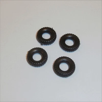 Matchbox Lesney 1-75 69 Hatra Pala Neumáticos Juego de 4 Neumáticos Paquete #62 Foto 1 de 4