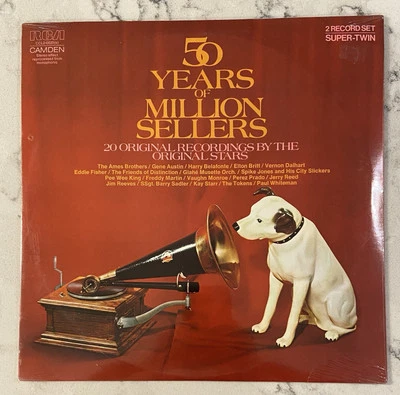 50 Years of Million Sellers 2x LP Pickwick RCA 1974 NEW AND SEALED - Image 1 of 2