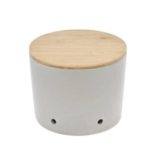Knoblauchtopf 15,5cm CERA-DESIGN Silver - Imagen 1 de 2