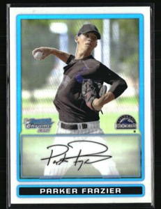 Parker Frazier /599 2009 Bowman Chrome Prospects Refractors #BCP59  Baseball
