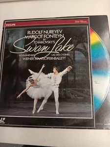 Swan Lake Laserdisc Tchaikovsky Rudolf Nureyev Margot Fonteyn Ballet Movie - Picture 1 of 2