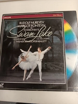 Swan Lake Laserdisc Tchaikovsky Rudolf Nureyev Margot Fonteyn Ballet Movie - Image 1 of 2